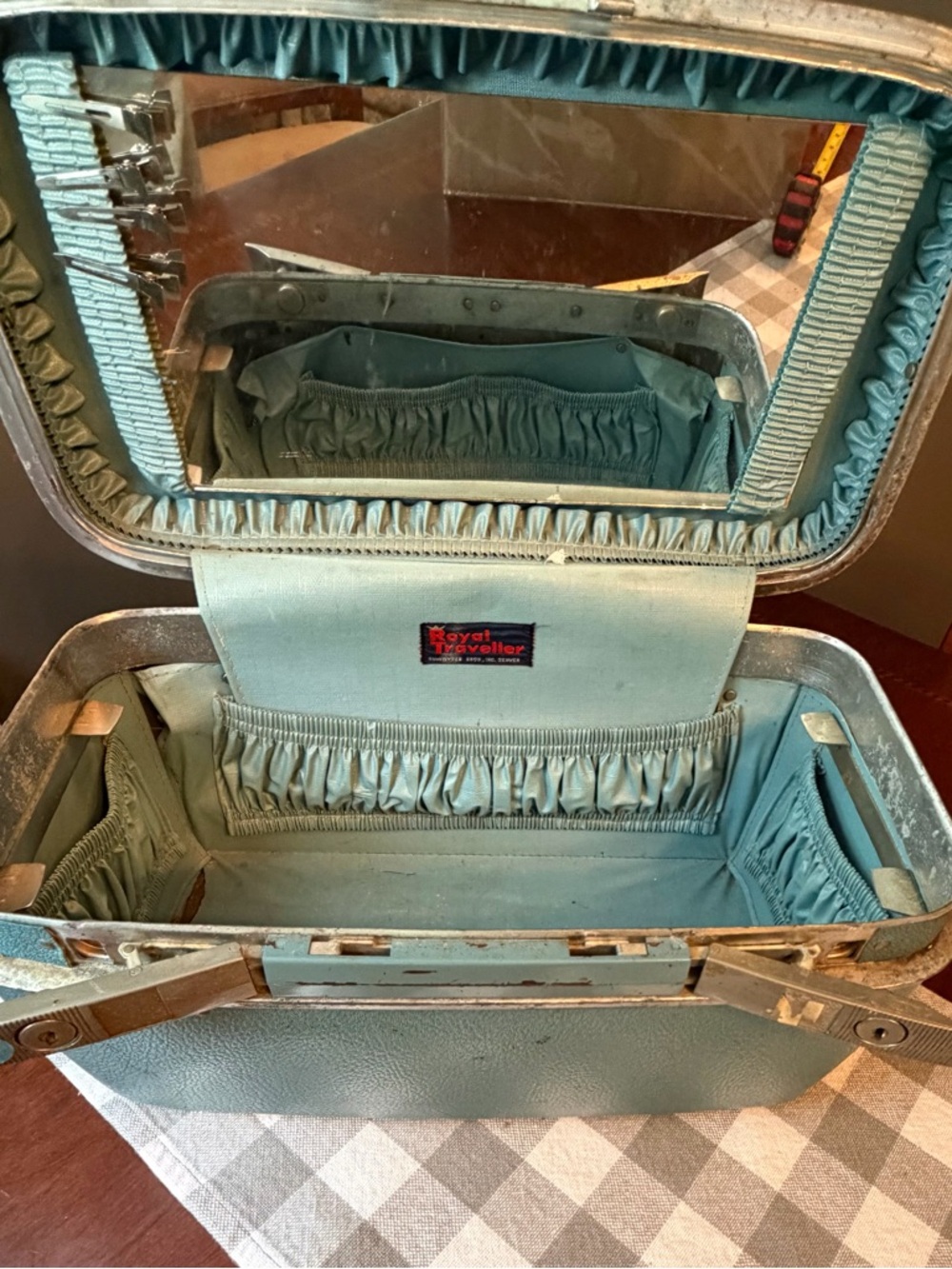 Vintage Teal Women’s Travel Case -